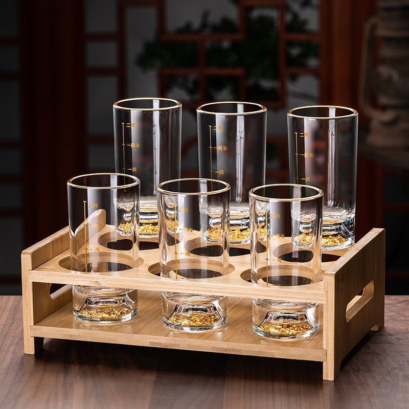 금박 + 0.1kg컵 6개 + 대나무 스탠드 -