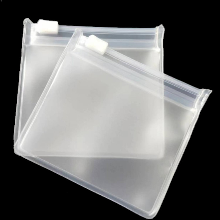 Fabricante transparente EVA bolsa de cremallera de plástico de alta frecuencia EVA bolsa de almacenamiento de cosméticos de higiene EVA bolsa de sello