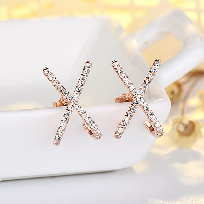 Серебряная игла, летние ретро серьги с zirconia, высокого качества стиль, образец серебра 925, французский стиль