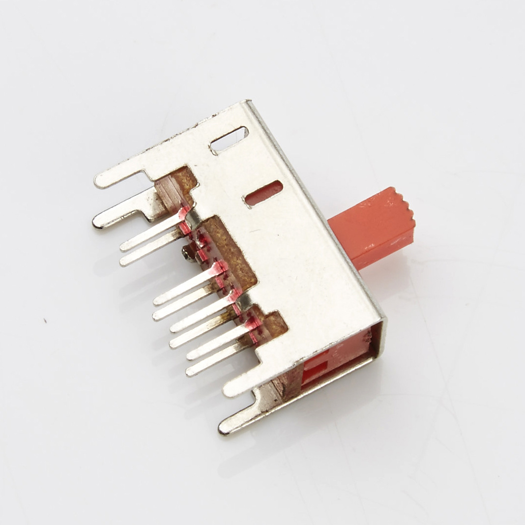 专业拨动开关生产商高柄SS-23D03高质量手电筒电蚊拍开关双极三位