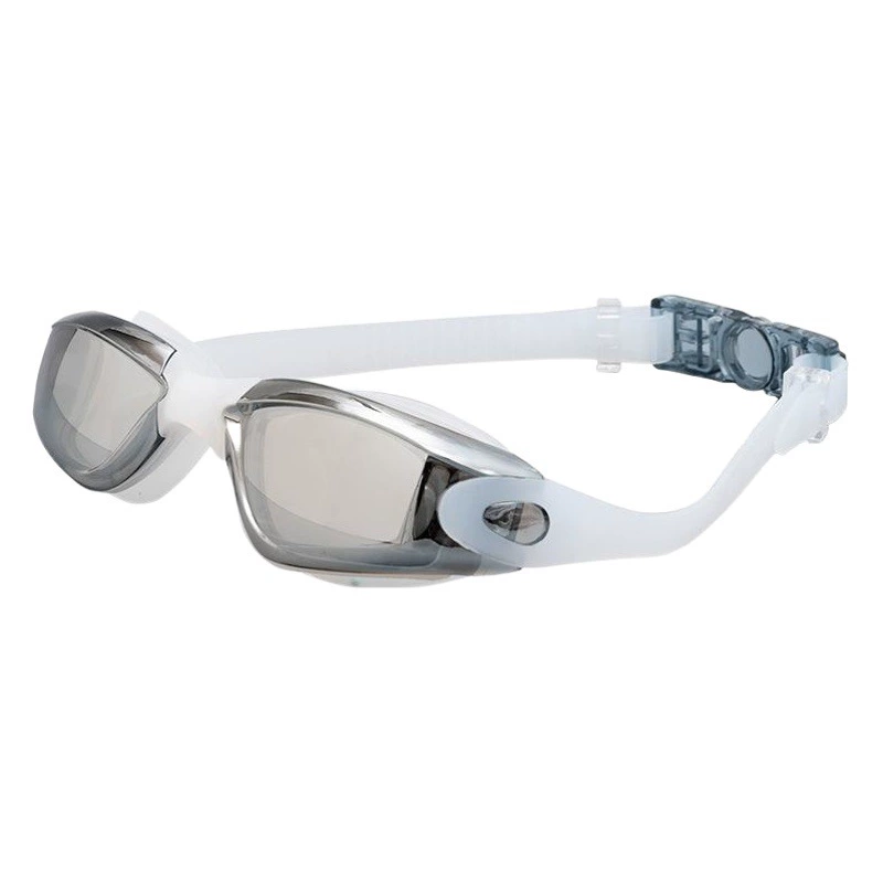 Взрослые плавательные очки гальваника новый соединенный носовой заклей наушники силиконовые плавательные очки противотуманные водонепроницаемые трансграничные плавательные очки