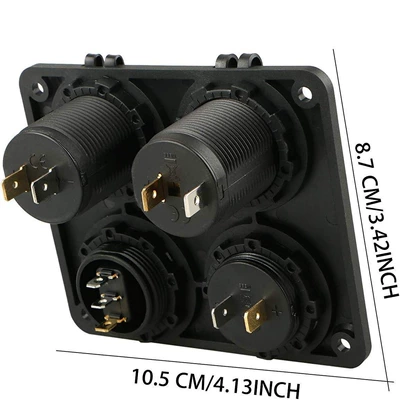 Siqaret yandırıcısı Panel with Dual USB Car
