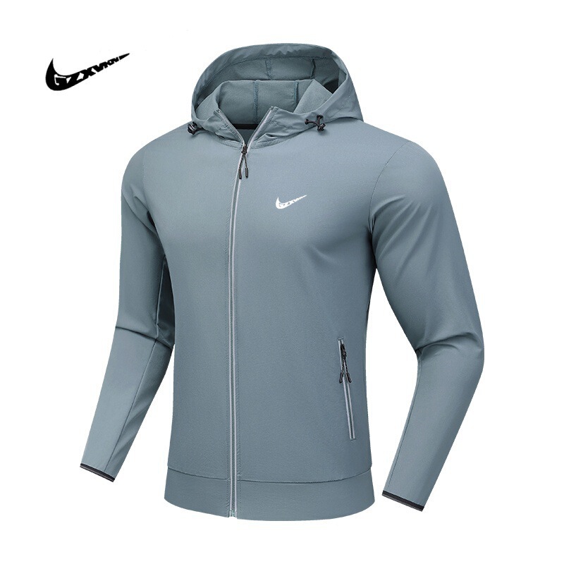 Running Sports suit Spring and Autumn Men's Hooded Training Quick-drying Clothes Professional Morning Running Riding Clothes Fitness Clothes Men