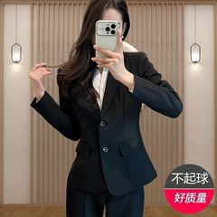 韩版小西装新款春秋西服外套修身职业装大学生面试正装气质工作服