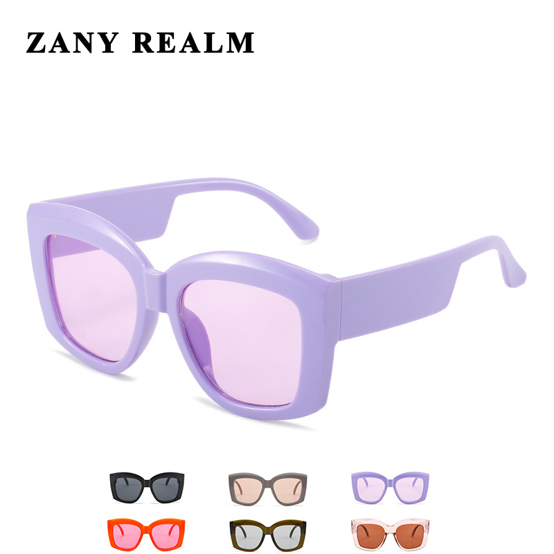 Nueva transfronteriza más tamaño cuadrado gafas de sol retro de comercio exterior color vintage gafas de sol suministro directo de fábrica