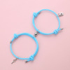 Magnetic bracelet for beloved suitable for men and women, woven accessory, wholesale