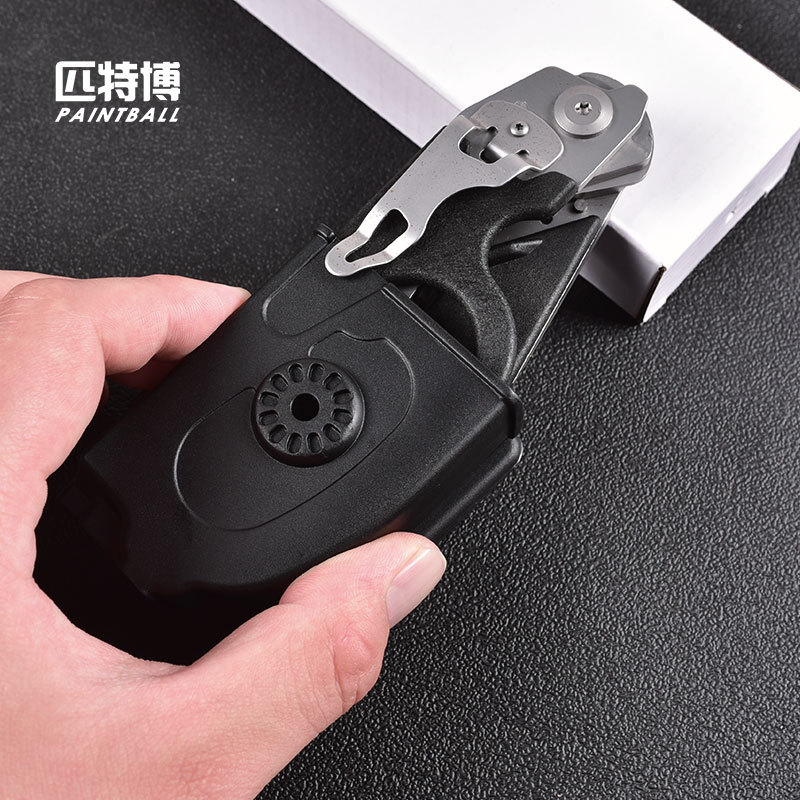 Táctica multi-funcional plegable tijeras K vaina de almacenamiento portátil al aire libre tijeras cubierta accesorios de juguete lezeman hombres