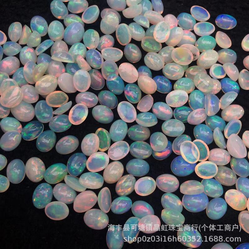 Wholesale Natural Water Opal Ring Face, Opal Oval Flats Plain Bare Stone, Egg Surface Smooth Surface, Inlaid Jewelry Wholesale Natural Water Opal Ring Face, Opal Oval Flats Plain Bare Stone, Egg Surface Smooth Surface, Inlaid Jewelry