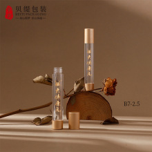 厂家直销2.5ml冬虫夏草保健品瓶 1根虫草瓶透明亚克力包装瓶子