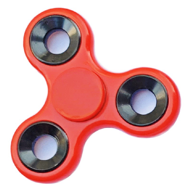 Giroscopio dedo metal tres hojas, galvanizado electroforesis, juguete exclusivo, producción fábrica directa.