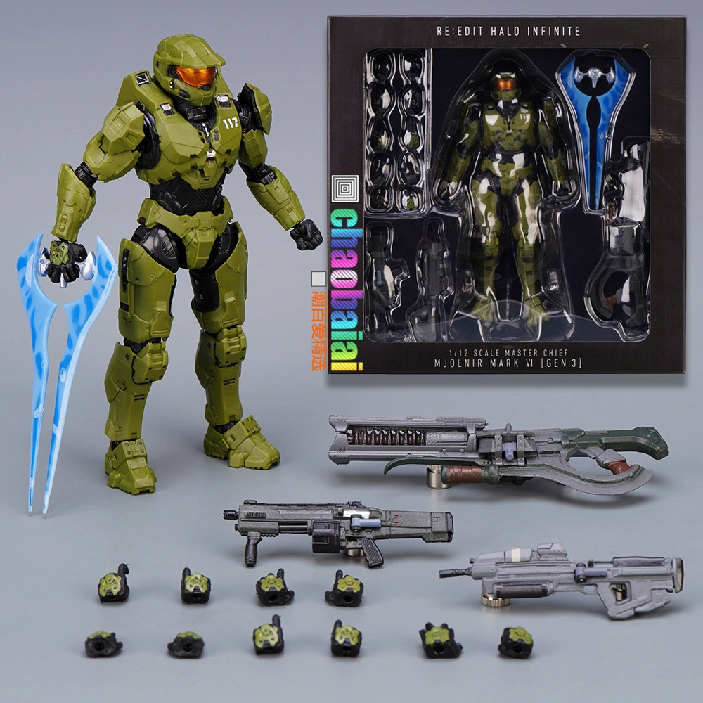 Тысяча ценностей практика HALO 5 офицер командир HALO Infinite 1/12 подвижная модель куклы ручной работы декоративная коробка