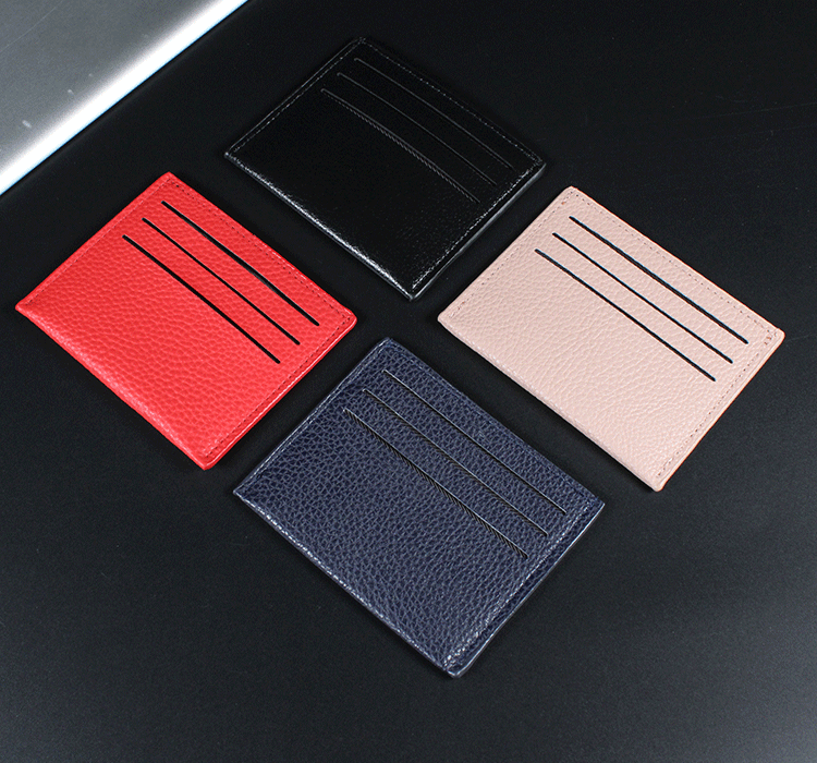 Solid Color Pattern All Seasons Season Unisex Gender Vintage Style Style Square Shape Unisex All Seasons Pu Leather Solid Color Vintage Style Square Open Card Holder