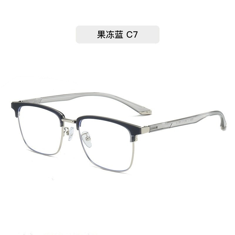 Nuevo marco retrógrado de ojos de cara grande marco de gafas de miopía con lentes de grado medio marco ultraligero marco de gafas de miopía para hombres