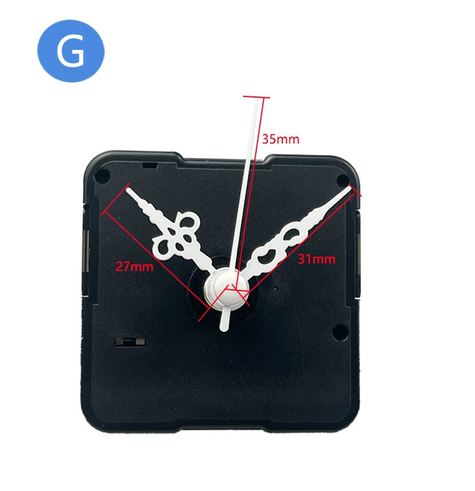 Cross -border spot static hanging clock movement, table clock clock movement, DIY clock movement clock chip core, multiple specifications