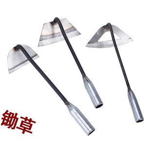 Small Hoe Weeding Tools Planing Flowers and Vegetables Loosen Soil Farm Tools Wooden Handle Household Small Hoe Weeding Practical Gardening Tools