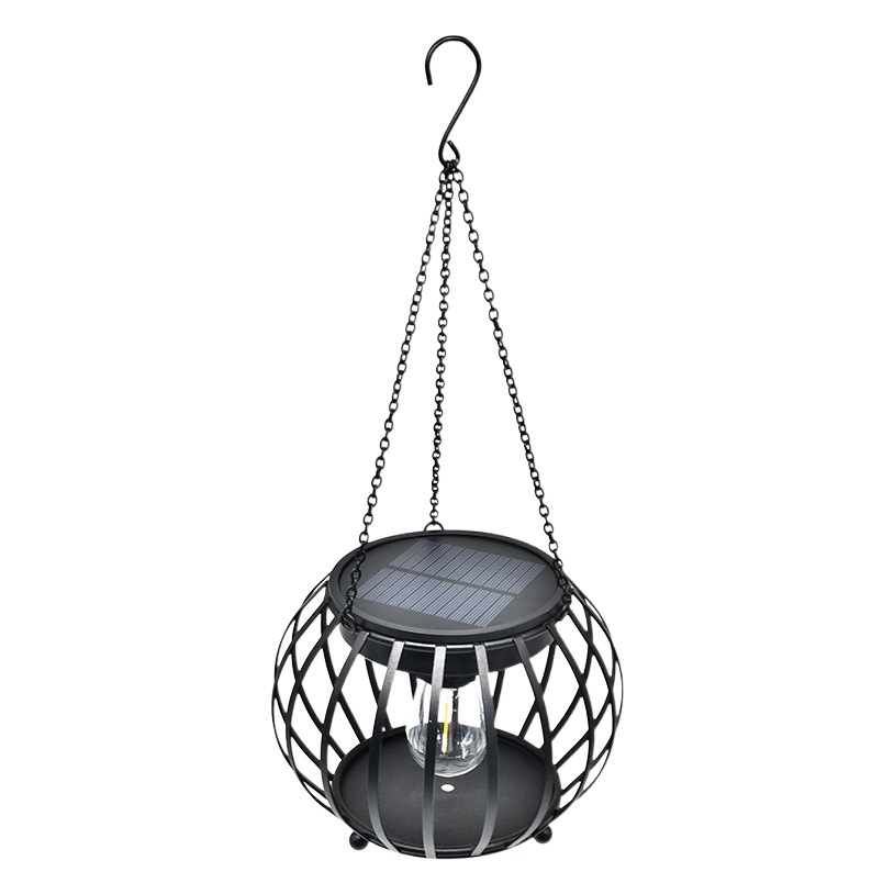 Linterna de calabaza solar lámpara LED lámpara colgante ornamento interior y al aire libre jardín patio lámpara de paisaje solar