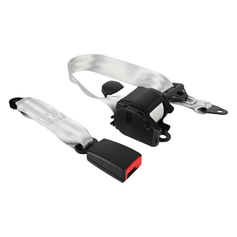 Car Seat Belt Self-Retracting Three-Point Safety Belt Mingke Rear Seat Car Safety Certified Self-Retracting Type