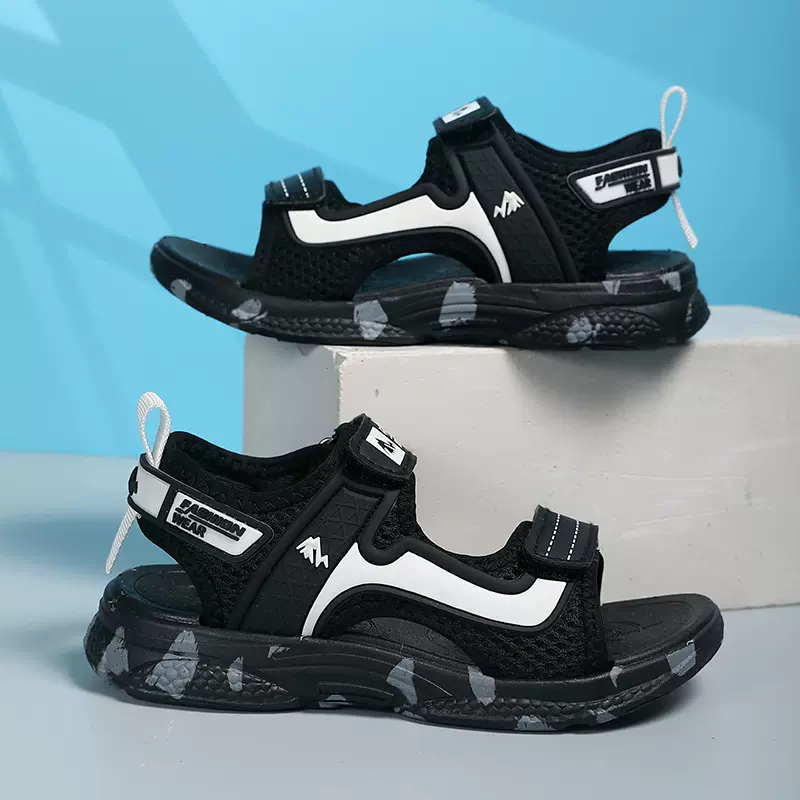 跨境儿童凉鞋2025夏季新款软底防滑中大童沙滩鞋199爆款凉鞋批发