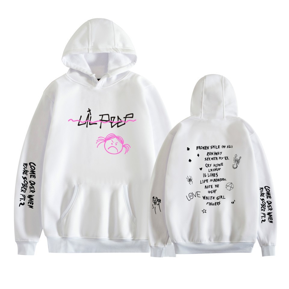 Tendencias europeas y americanas Li street con capucha suéter de cuello redondo con capucha suéter de pareja de otoño e invierno suelto casual