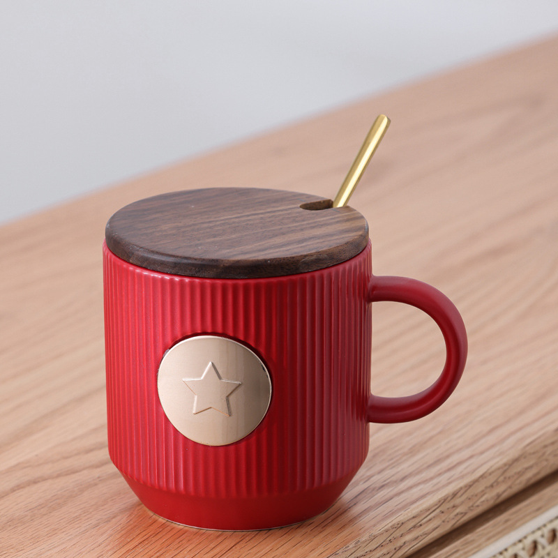 Tazas de cerámica originales, tazas de cerámica de bronce creativas, tazas de café, tazas de agua, tazas publicitarias de logotipo