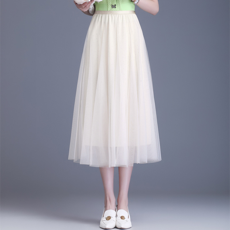 Flashing pleated skirt