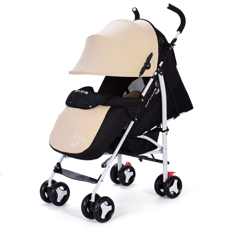 Cochecito de bebé puede sentarse y mentir paraguas de bebé coche súper ligero plegable niños BB caminando bebé artefacto cuatro estaciones