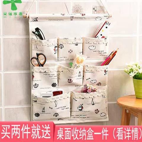 Сумка для хранения, подвесная сумка, многослойная сумка для мобильного телефона, настенная подвесная сумка для хранения мусора на двери спальни, тканевая сумка для хранения