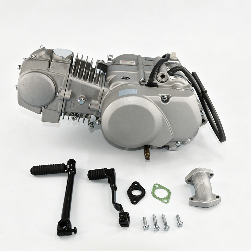 Yinxiang Original Factory 125Cc Engine with Pure Kick Start, Manual Clutch, Four-Speed Off-Road Motorcycle Engine with Aluminum Cylinder