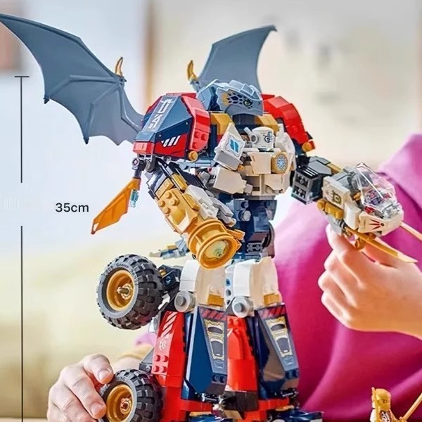 レゴ 71834 ニンジャゴーシリーズと互換性のあるハイテク複合メカ組み立てブロック|undefined