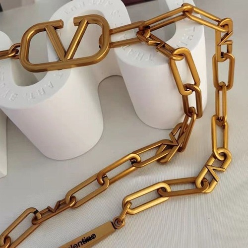 Retro waist chain women's spring summer trench coat with metal decoration chain, Instagram style, suit style, thin waistband, waist chain