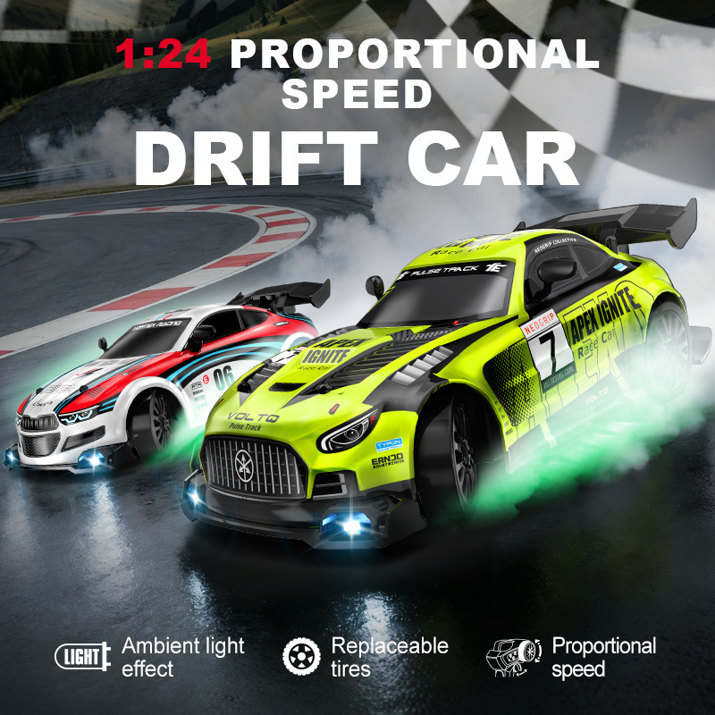 Cross-border 1:24 Four-wheel Drive Drift Car With Variable Speed Rc...