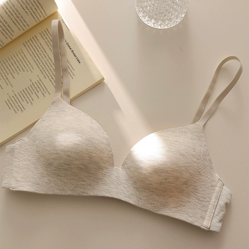 Push-up bra, wireless comfortable support, seamless underwire-free design, sizes 70A–85B