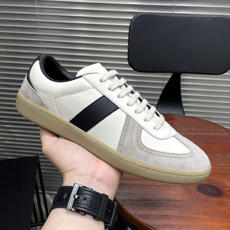 European Brand D's B01 Men's Casual German Training Shoes, New Summer Style, Simple and Versatile White Sneakers for Couples