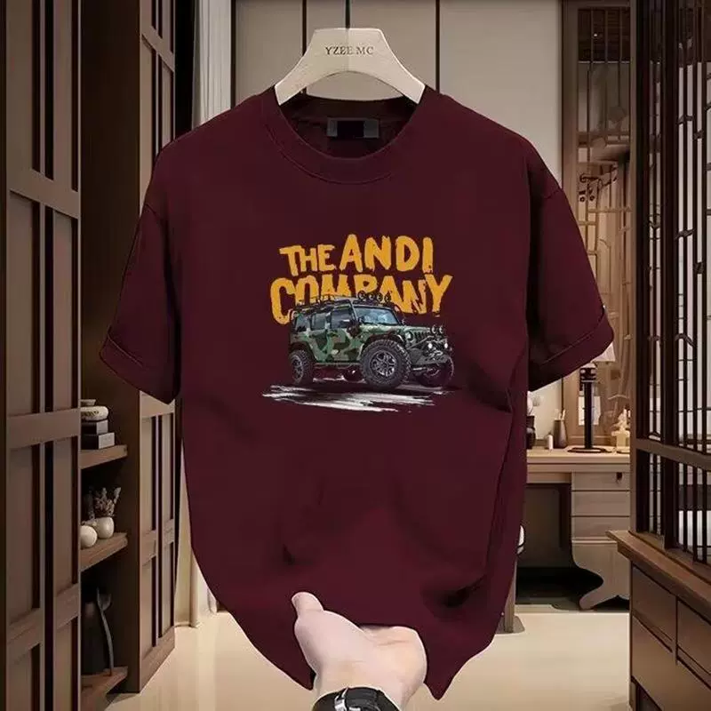 Молодежная мужская одежда красавчик студент хлопчатобумажная футболка с короткими рукавами мужская летняя мода прилив гонконгского стиля свободный топ с половиной рукава