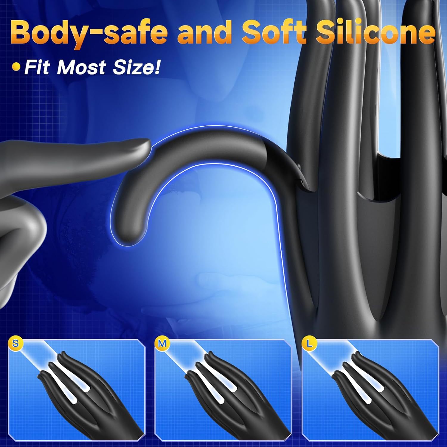 360° Prostate Massager with 10 Vibration Modes and Button Control — detail image 9