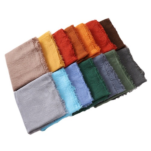 New style cotton and linen bronzing women's turban Indonesian Malay travel shawl scarf wholesale
