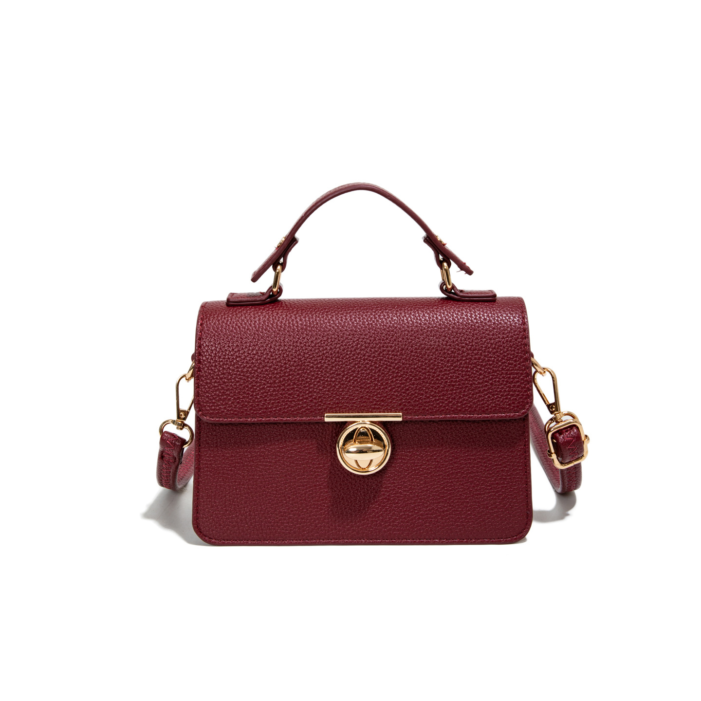 Bolso de mochila para mujeres 2025, nuevo tipo transfronterizo de lichi, bolso de mano cuadrado, sensación de alto nivel, lujo ligero, bolso de hombro universal