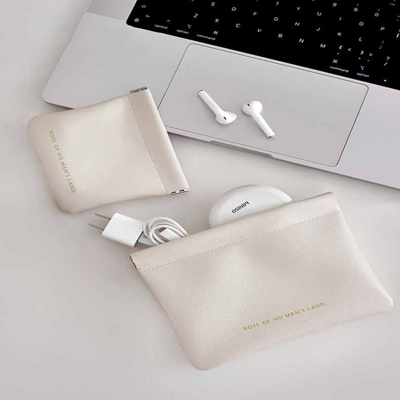 Data Cable Storage, Stylish Automatic Closing Earphones, Portable Power Supply, Charger Bag, Cosmetics Storage Bag, Portable
