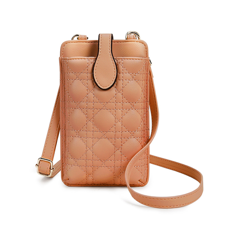 Mini bolso pequeño 2024 verano nuevo universal portátil Japón y Corea del Sur hilo bordado mujer mensajero cuello colgante bolso monedero