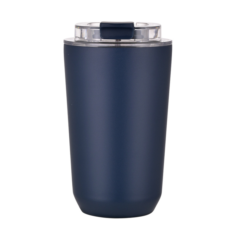 Nuevos productos transfronterizos 304 tazas de café de acero inoxidable tazas de vacío portátiles creativas y simples tazas de agua DIY en stock image 8