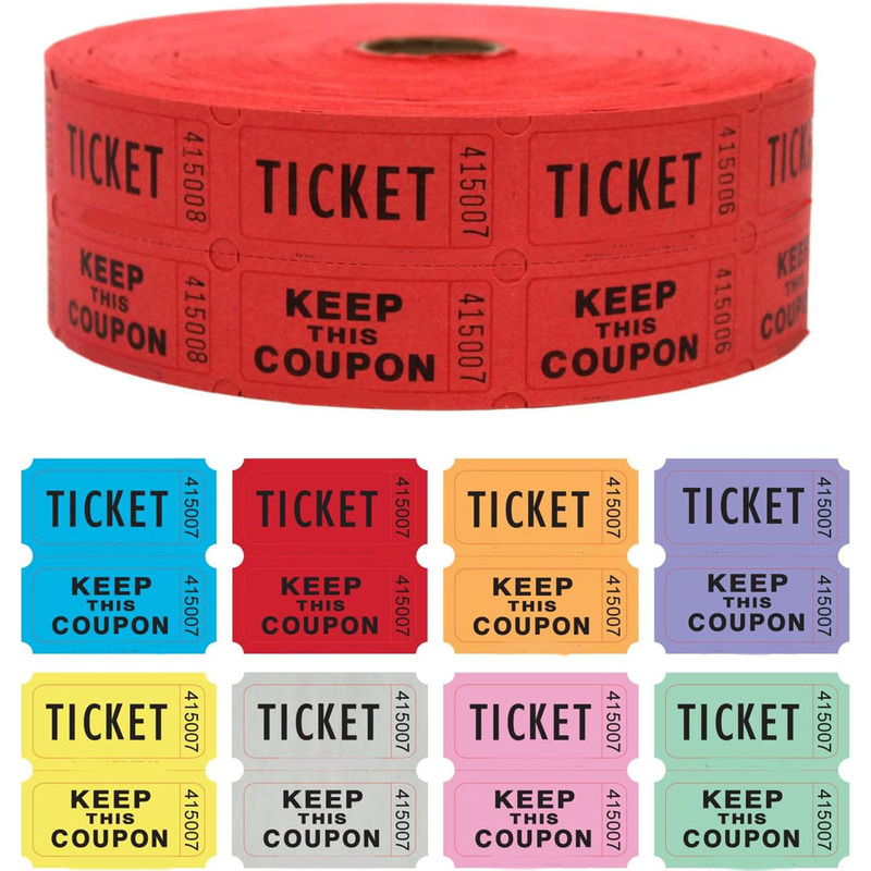 In-Stock Game Lottery Tickets Event Celebration Lottery Machine Paper Lottery Tickets Admission Tickets Tickets Can Be Written on and Customized