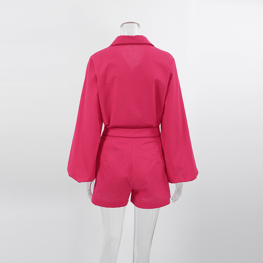 238g Weight Long Sleeve Sleeve Length Cotton Fabric Type Pant Co-ord Set Sets Type 2 Pieces Set Quantity Holiday, Outdoor, Daily Occasion Turndown Neckline Regular Fit Fit Type Solid Color, Lines Pattern Summer, Spring Season Women's Gender Pocket Design Streetwear Style Holiday Outdoor Daily Women's Streetwear Solid Color Lines Cotton Pocket Pant Co-ord Set Shorts Sets 21