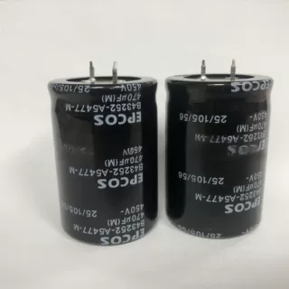 全新德国西门子450v470uf 35×50mm铝电容器EPCOS 牛角电解电容器