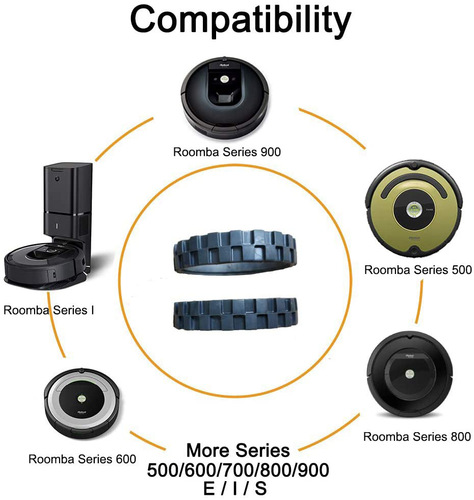 Suitable for iRobot roomba sweeping robot tires 5/6/7/8/9 series anti-skid and anti-wear tire skin
