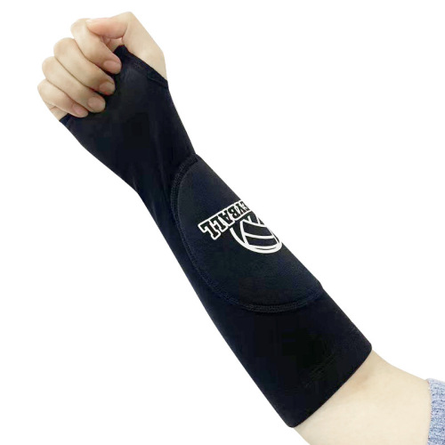 Sports arm guards for playing volleyball, female test training, basketball anti-collision sponge, pressurized breathable sleeves, sports elbow guards
