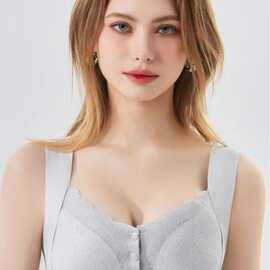 8806##前扣乳胶全固定杯文胸妈妈阿姨冰丝内衣包邮批发