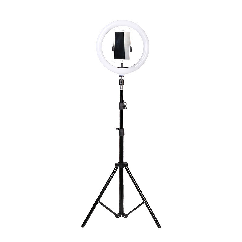 Aoshen 10 pulgadas 6 pulgadas LED Luz de relleno de transmisión en vivo soporte de piso anillo flash luz teléfono móvil belleza selfie