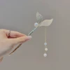 Chinese hairpin pearl with tassels