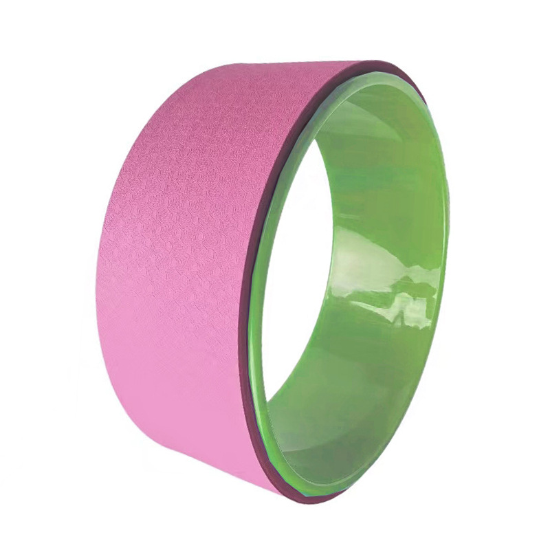 32CM 클래식 요가 휠-그린+핑크