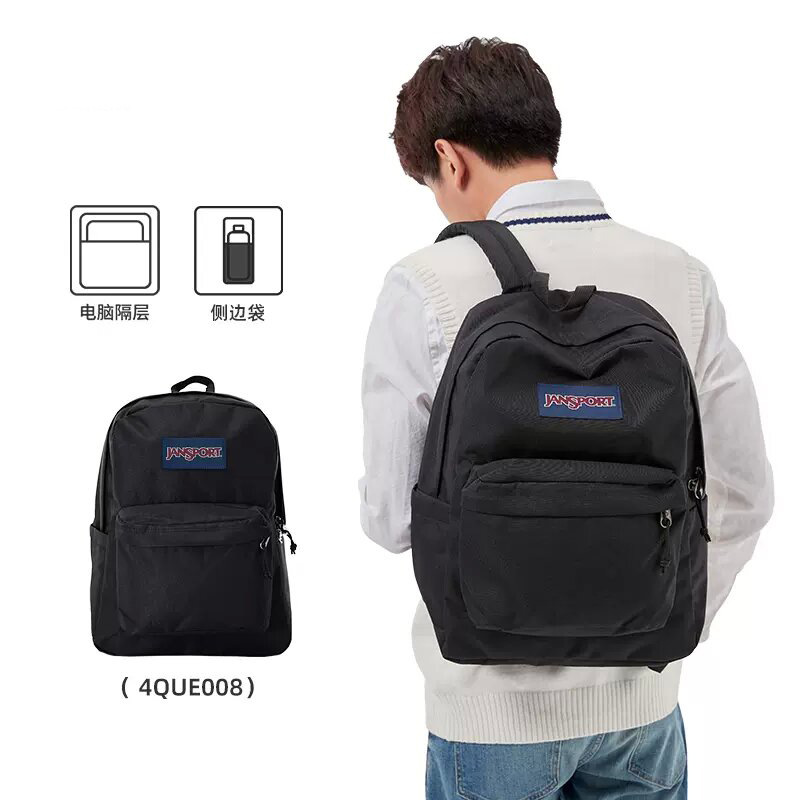 [al por mayor] js Jasper High School mochila de estudiantes universitarios, mochila de computadora de hombres, mochila de viaje de chicas, tendencia